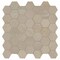 Msi Sande Cream SAMPLE Hexagon Matte Porcelain Tile ZOR-PT-0237-SAM - alternate 1